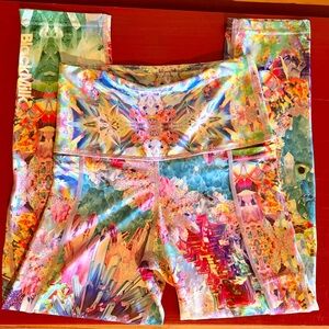 Blackmilk Crystal Magic Active Wear Capri Pants
